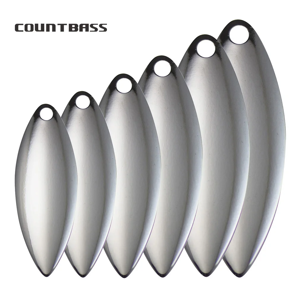 Fishing Lure Blade Bait - Countbass 50 adet Boyutu 1-6 Nikel
