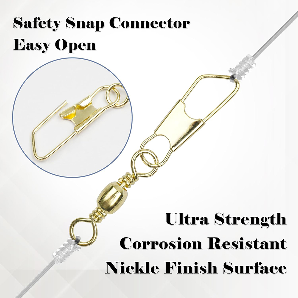 50 adet altın balıkçılık varil - Fishing Lure Accessories incelemesi ve fiyatı