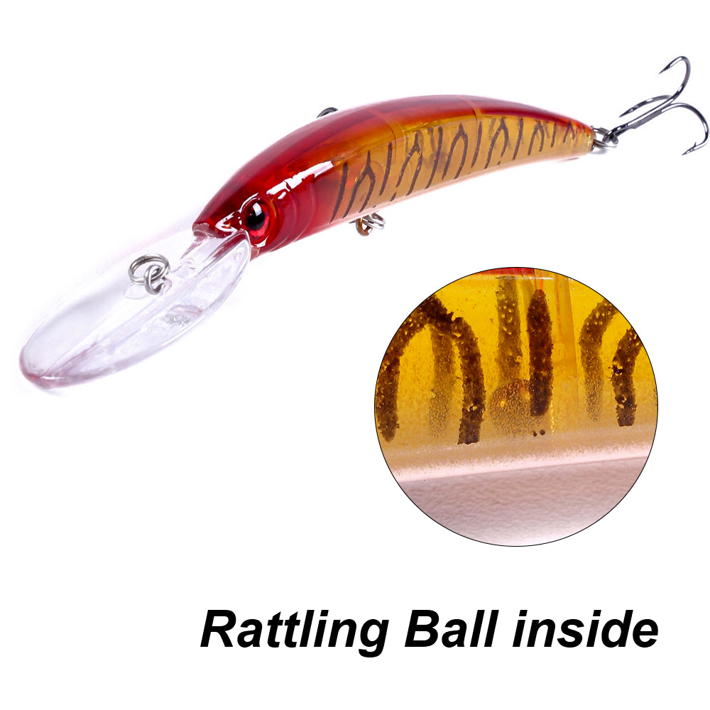 1 adet 15cm 15g derin dalış Je - Fishing Lure Crankbait incelemesi ve fiyatı
