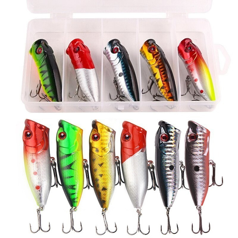 6 adet 6 renk (opp torba)/5 ad - Fishing Lure Popper incelemesi ve fiyatı