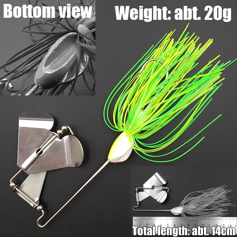 wusanban Lunker Spinner Yemler - Fishing Lure Blade Bait incelemesi ve fiyatı