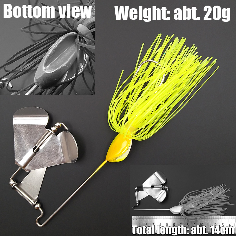 wusanban Lunker Spinner Yemler - Fishing Lure Blade Bait incelemesi ve fiyatı